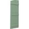 Ekena Millwork Americraft 5-Board (3 Batten) Wood Joined Board-n-Batten Shutters w/Ellipt Top, ARW401BE518X77TGH, PR ARW401BE518X77TGH - alternate 7